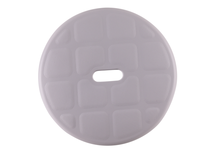 kulatý - světle šedý