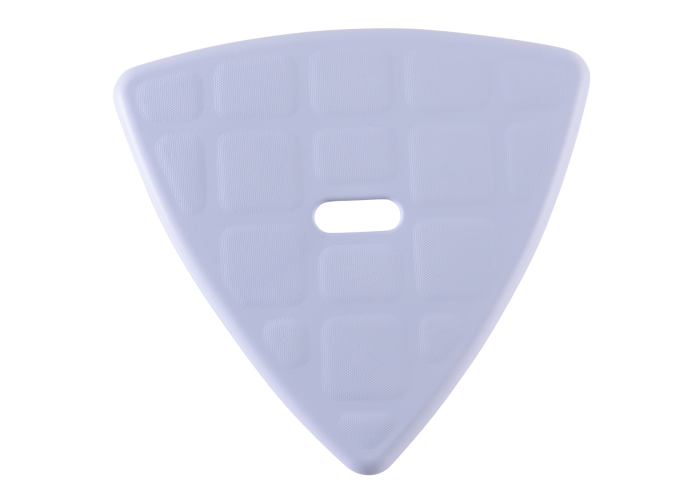 trojúhelníkový -světle modrý